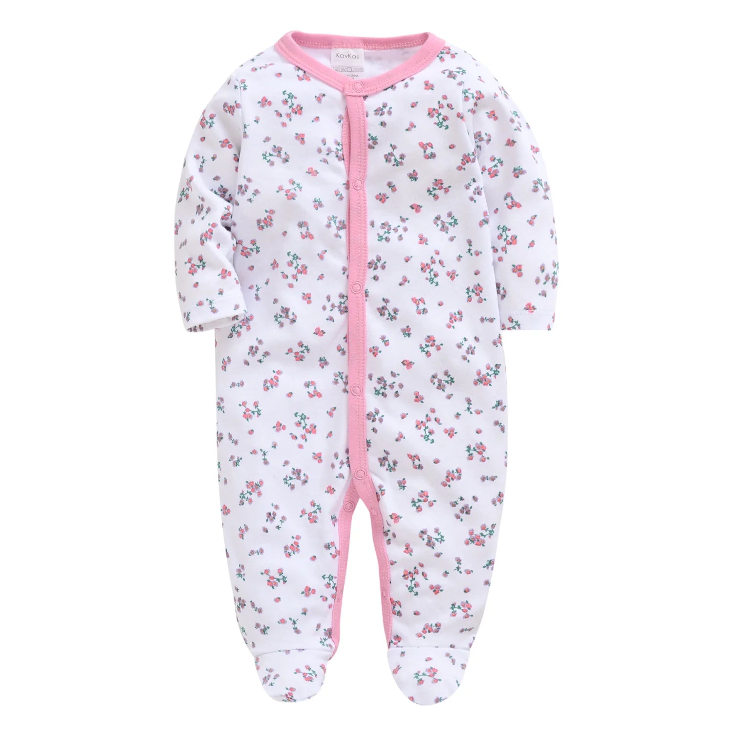 Infant Girl Long Sleeve Jumpsuit, 0–12 Months