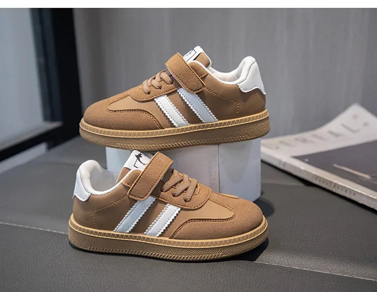 Kids’ Lightweight Skate Sneakers – Breathable, Non-Slip Shoes