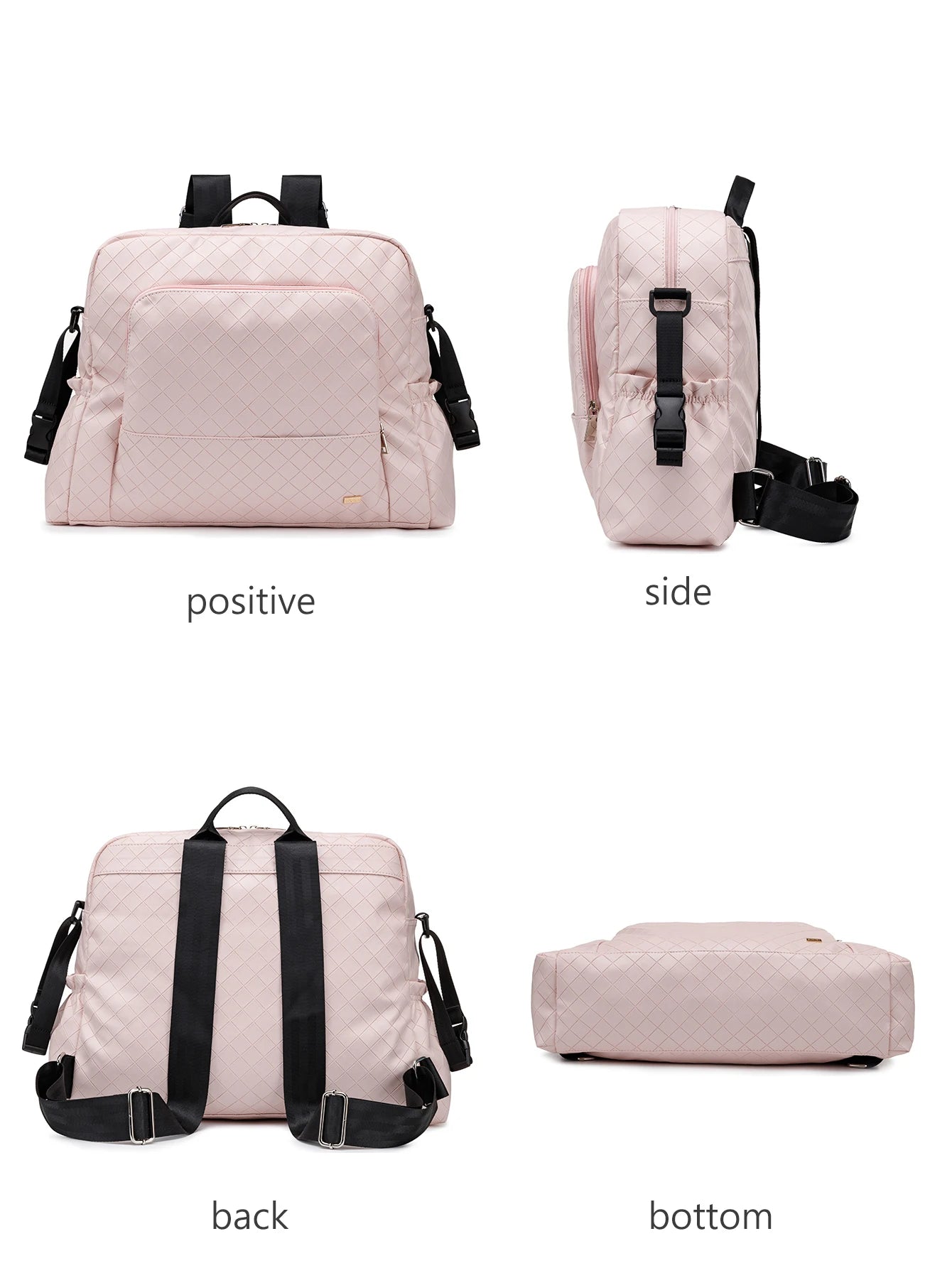 Soboba New Mommy Diaper Backpack – Large Capacity Multi-Functional Waterproof Bag for Quick Outings