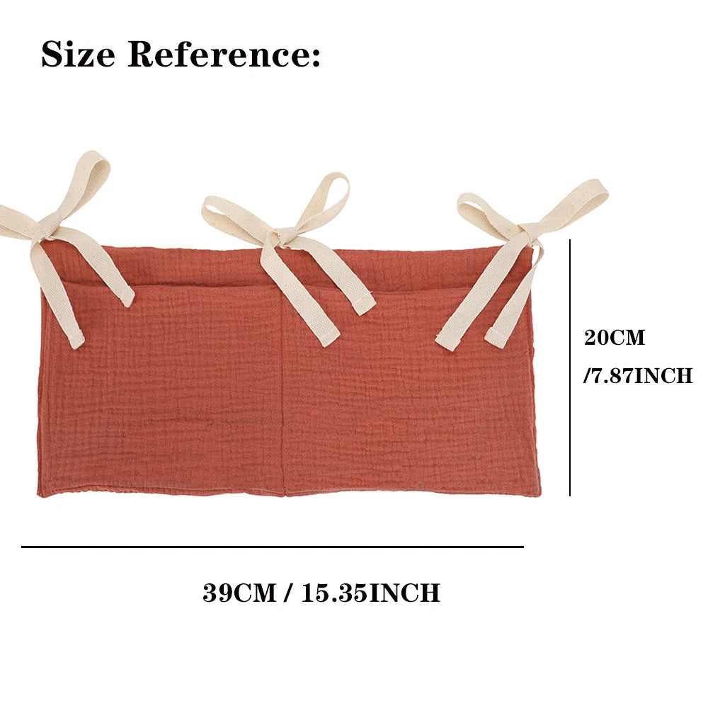 Multifunctional Baby Storage Bag – Diapers, Bedding & Bedside Organizer