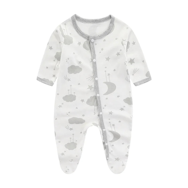 Baby Bodysuit 0–9M, Spring/Summer Romper for Boys & Girls