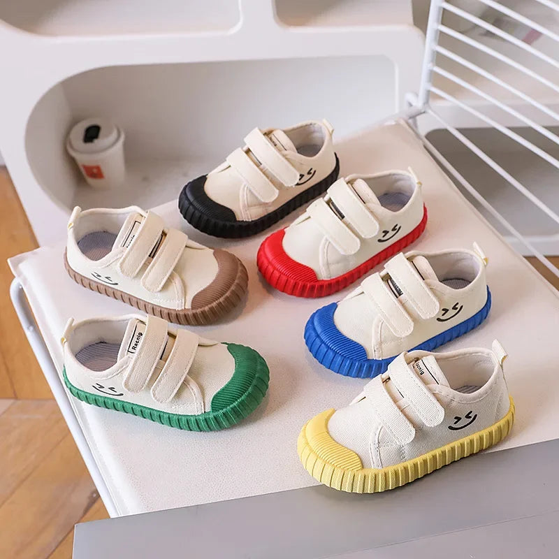 Kids’ Korean Canvas Shoes – Comfortable Casual Sneakers