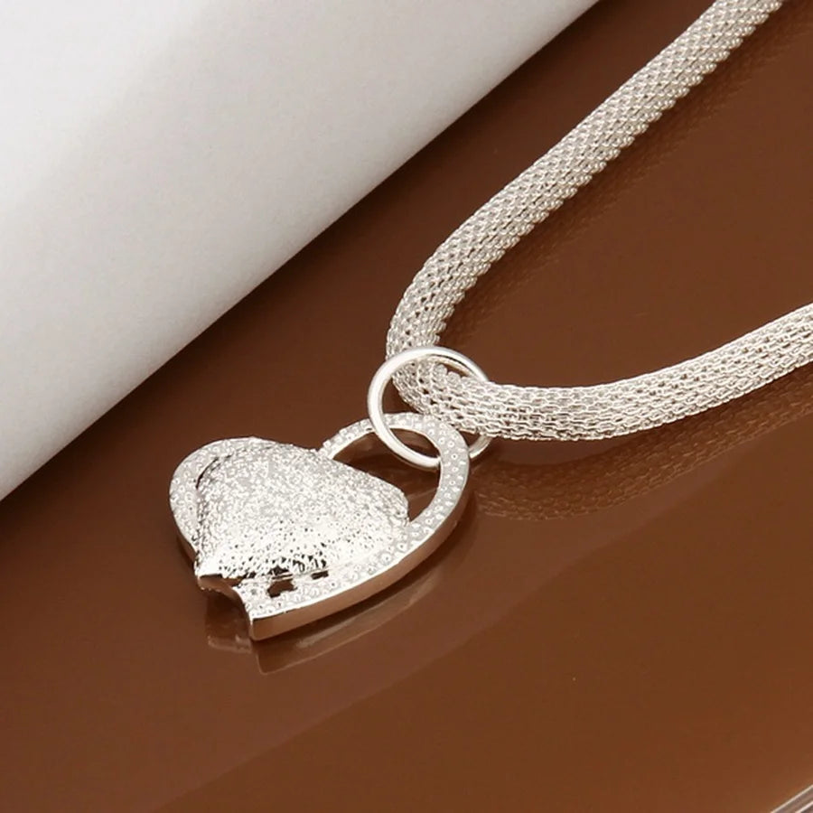 925 Sterling Silver Necklace Gorgeous Charm
