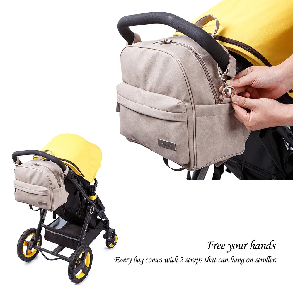 Soboba Waterproof Diaper Backpack – Stylish Baby Care & Changing Bag