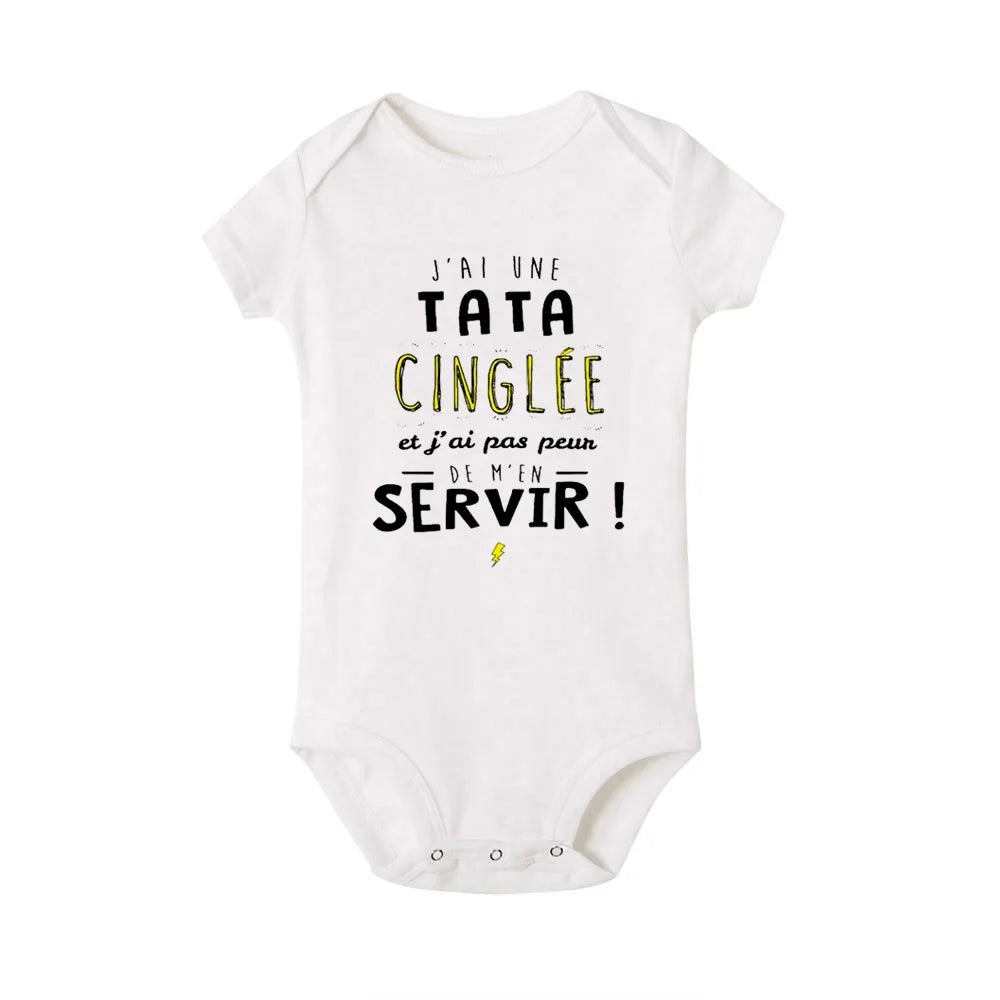 Newborn Baby Bodysuits Funny Cute Toddler Infant Jumpsuits Rompers Outfits