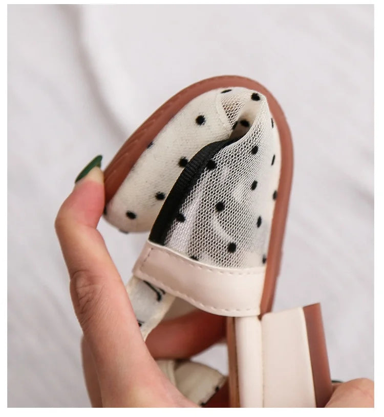 Girls’ Leather Dance Shoes