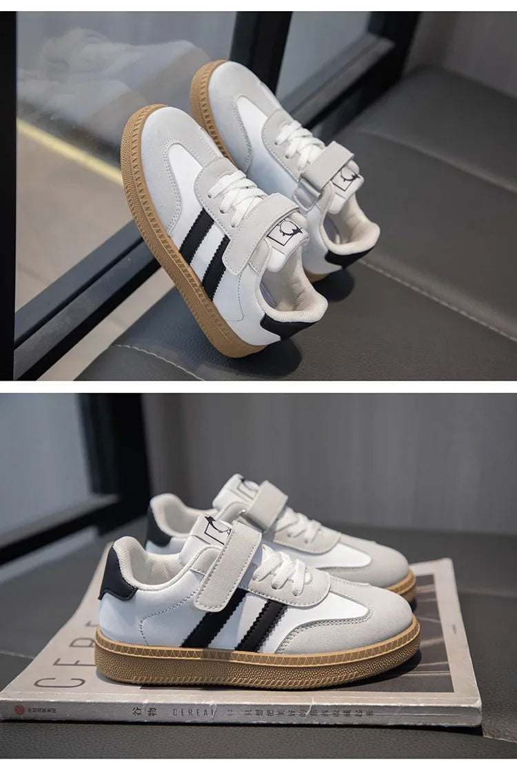 Kids’ Lightweight Skate Sneakers – Breathable, Non-Slip Shoes