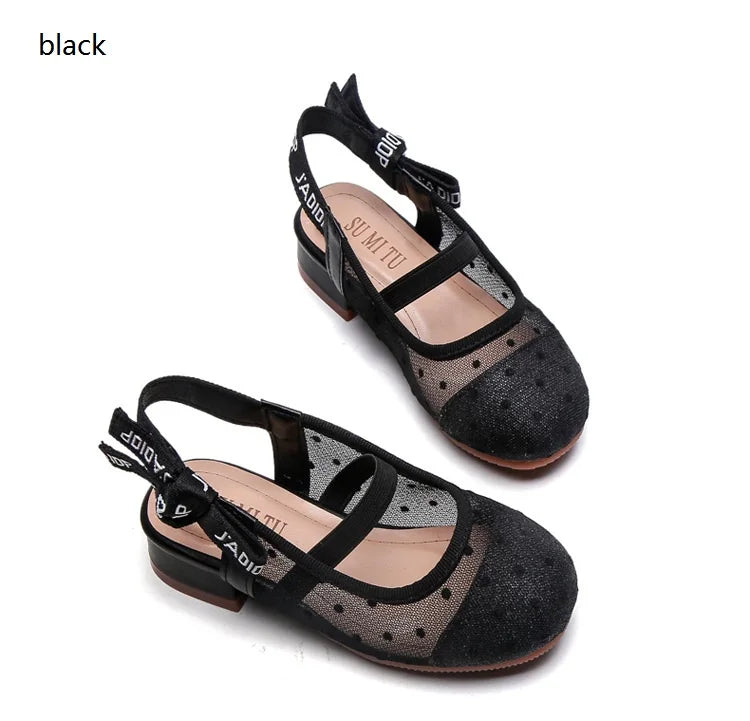 Girls’ Leather Dance Shoes