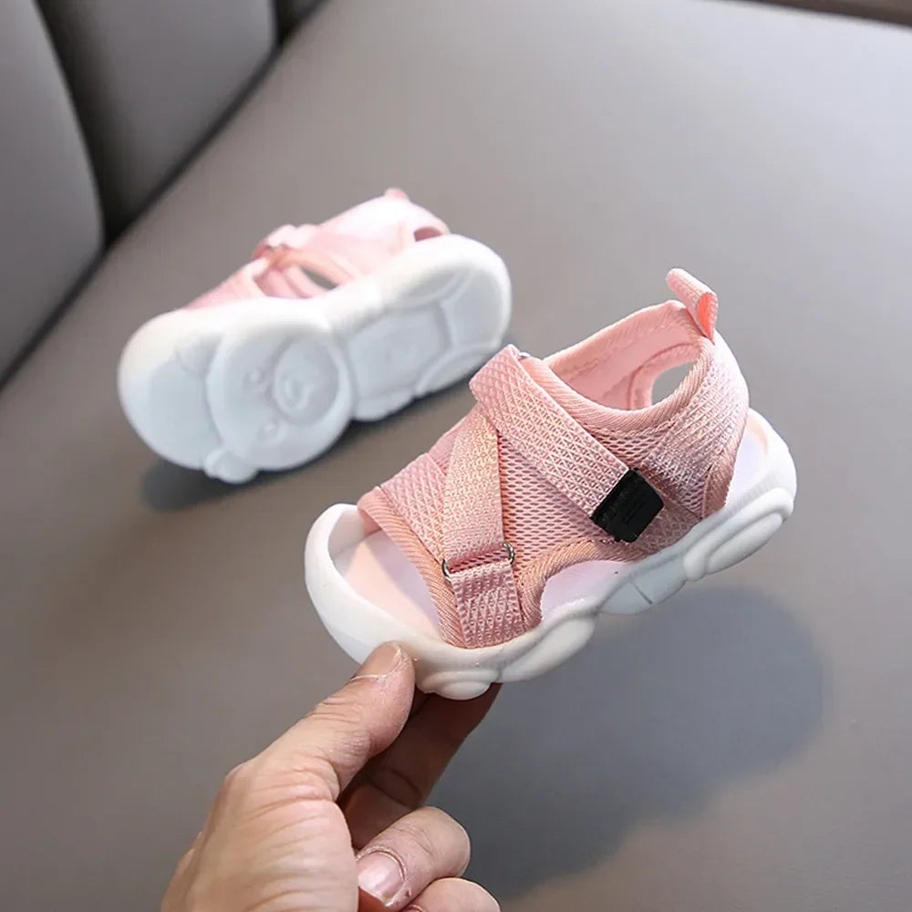 Kids 2025 Summer Sandals – Breathable First Walker Shoes