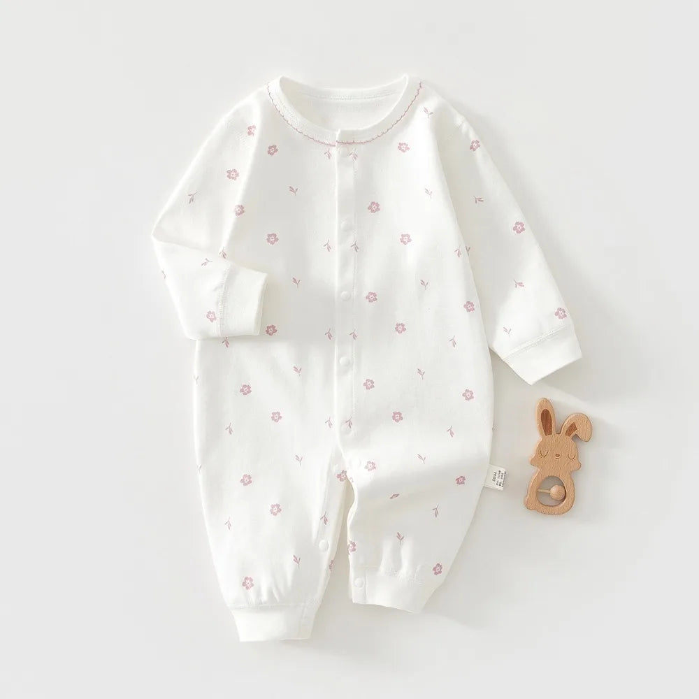 Newborn Baby Onesie, Spring/Autumn, Cotton
