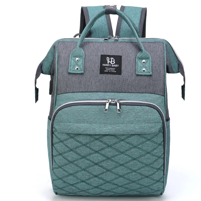 Maternity Diaper Backpack with USB Charging Port