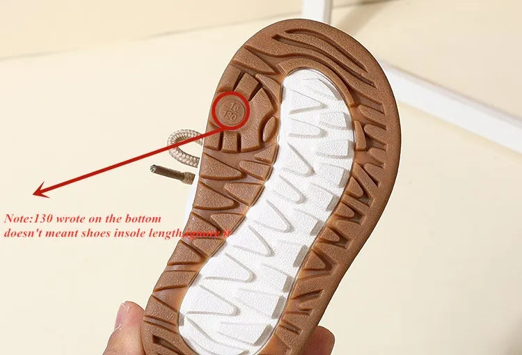 Baby Boots – Warm Plush Rubber Sole Sneakers for Toddlers