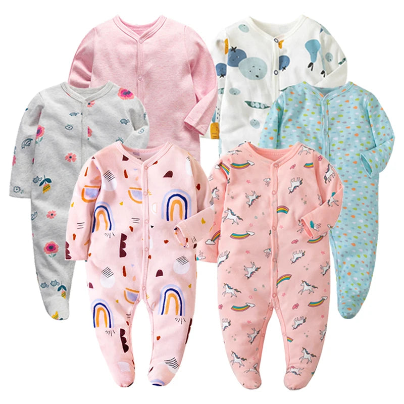 Newborn Footed Pajamas Girl and Boy