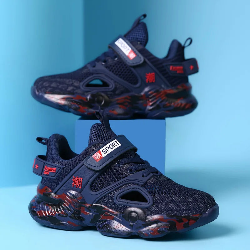 Boys’ Summer Casual Running Shoes – Fashion & Breathable