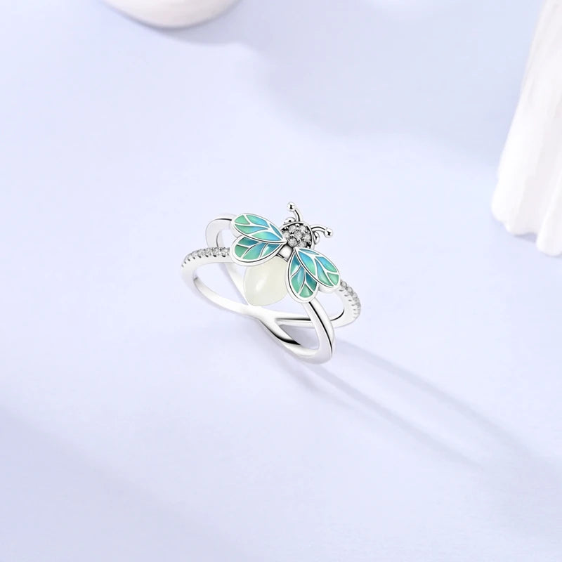 925 Silver Zircon Round Ring