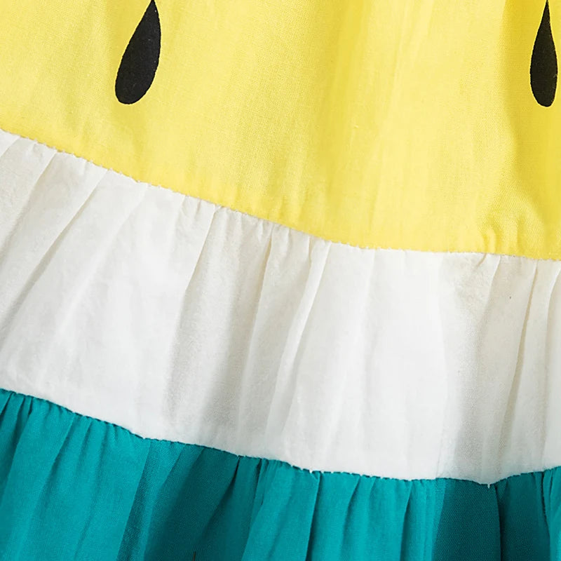 Baby Girl Summer Watermelon Dress (0-3Y) with Bag