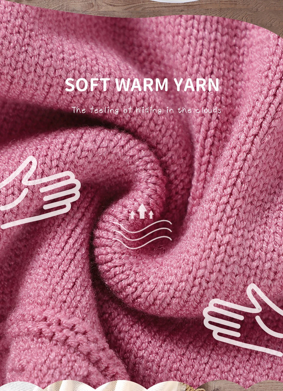 Baby Girl Princess Knitted Dress – Long Sleeve (6–36M)