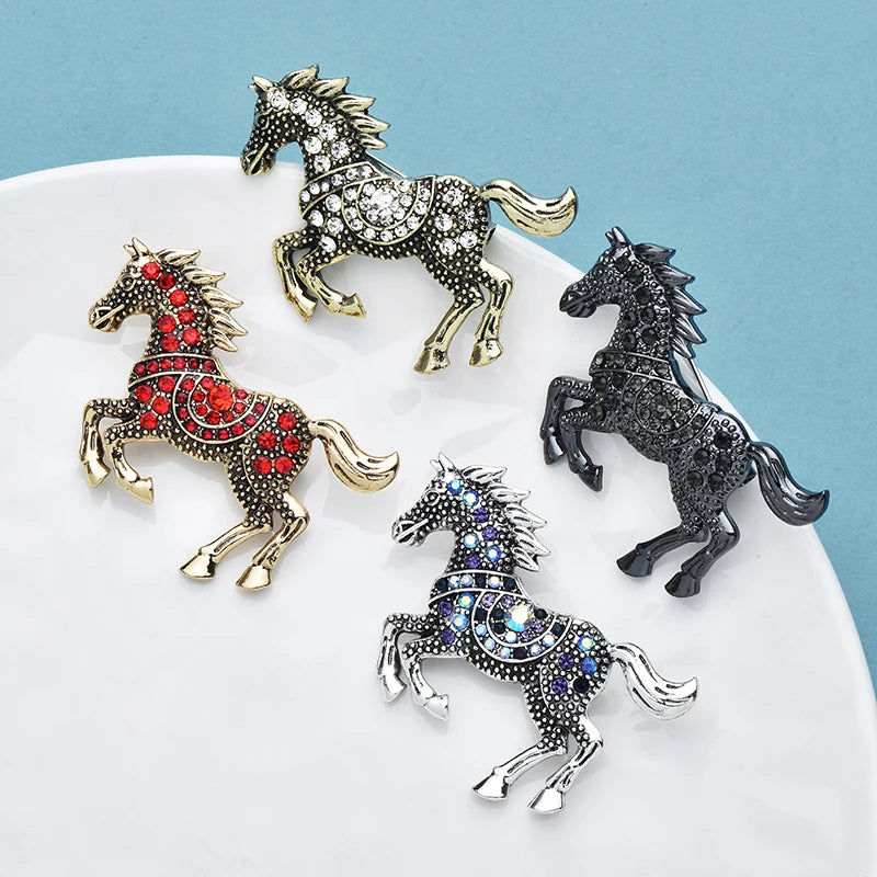 Wuli&baby Enamel Horse Crossing Obstacles