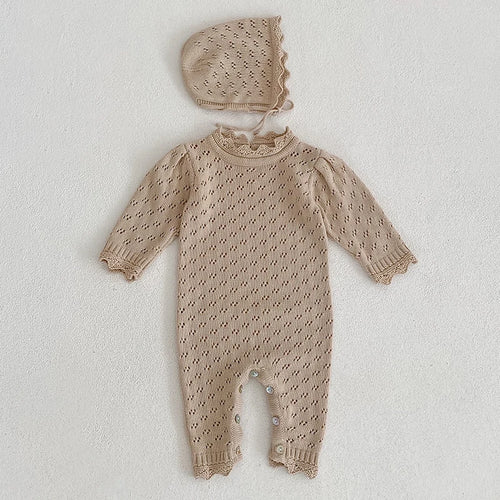 Autumn Spring 0-24M Infant Baby Girls Jumpsuit