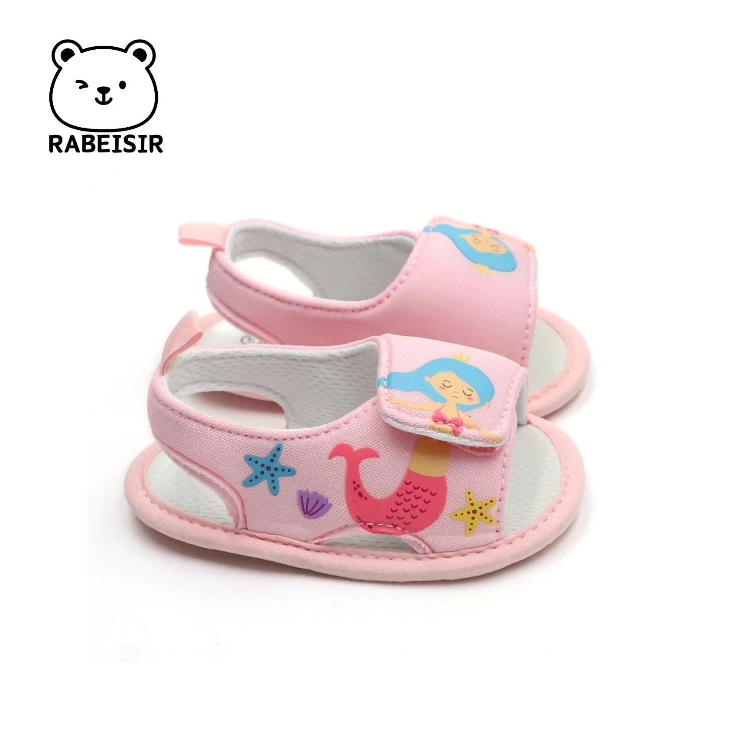 Baby Girl Summer Sandals (0–18M) – Princess Watermelon Cloth Shoes