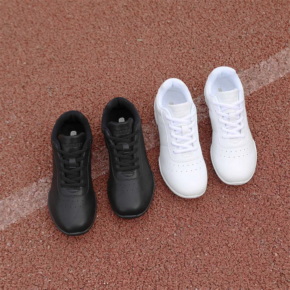 Girls’ Dance & Cheer Shoes – Split Sole Jazz Sneakers