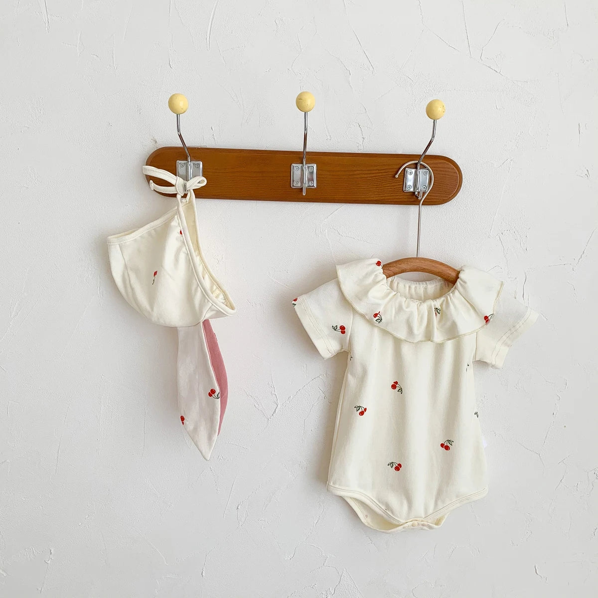 Baby Girl Summer Cherry Romper (0-2Y)