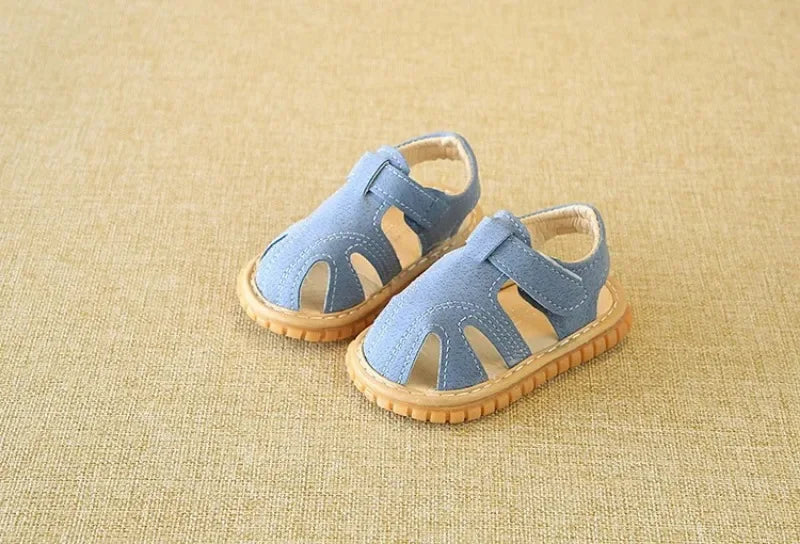 Baby First-Step Sandals – Non-Slip Rubber Sole Summer Shoes