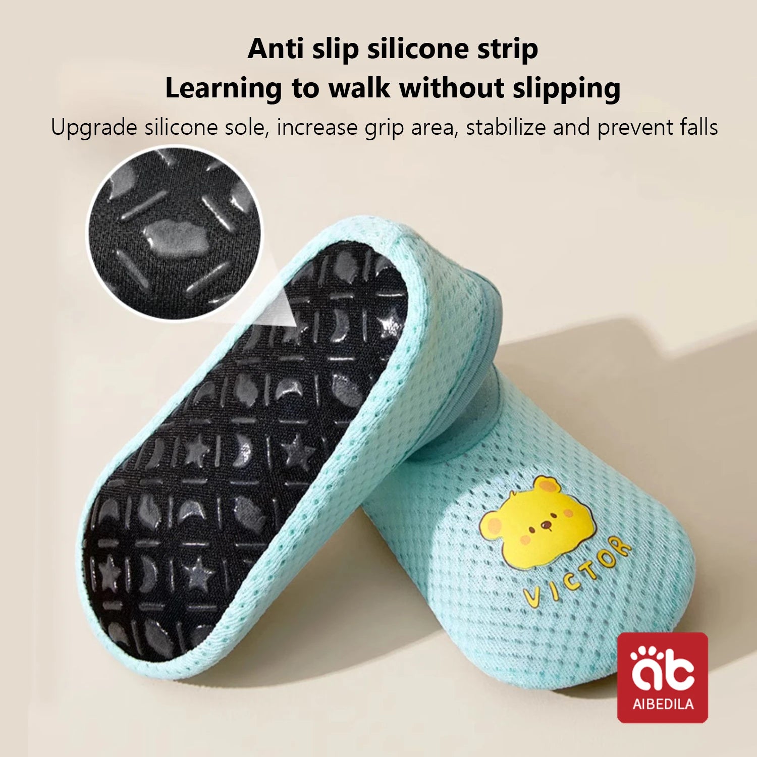 Baby Non-Slip Socks – Breathable Indoor Floor Shoes for Toddlers