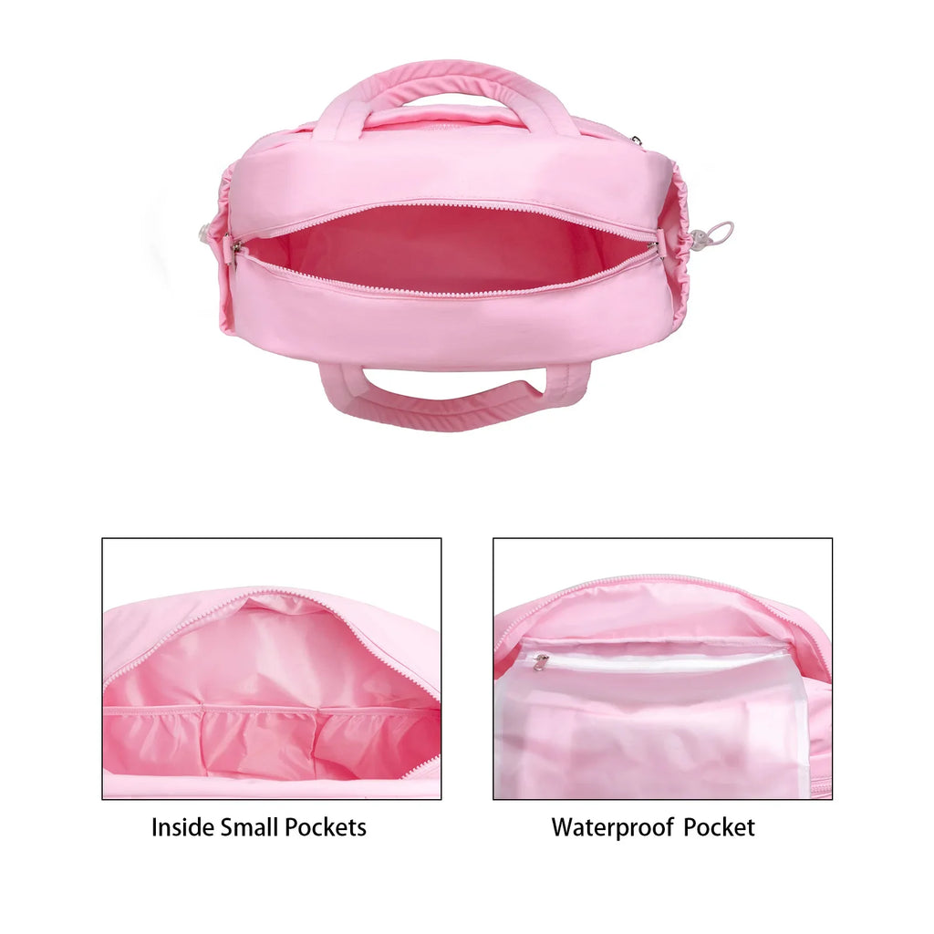 Baby Diaper Bag – Waterproof Travel Duffel, Gym Tote & Airport Carry-On for Women