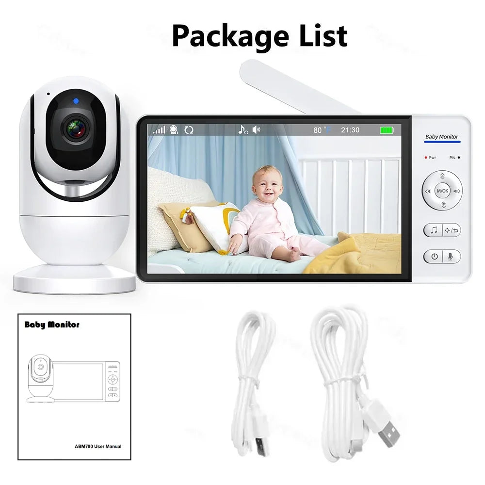 Baby Camera – 4X Zoom & 5000mAh Battery