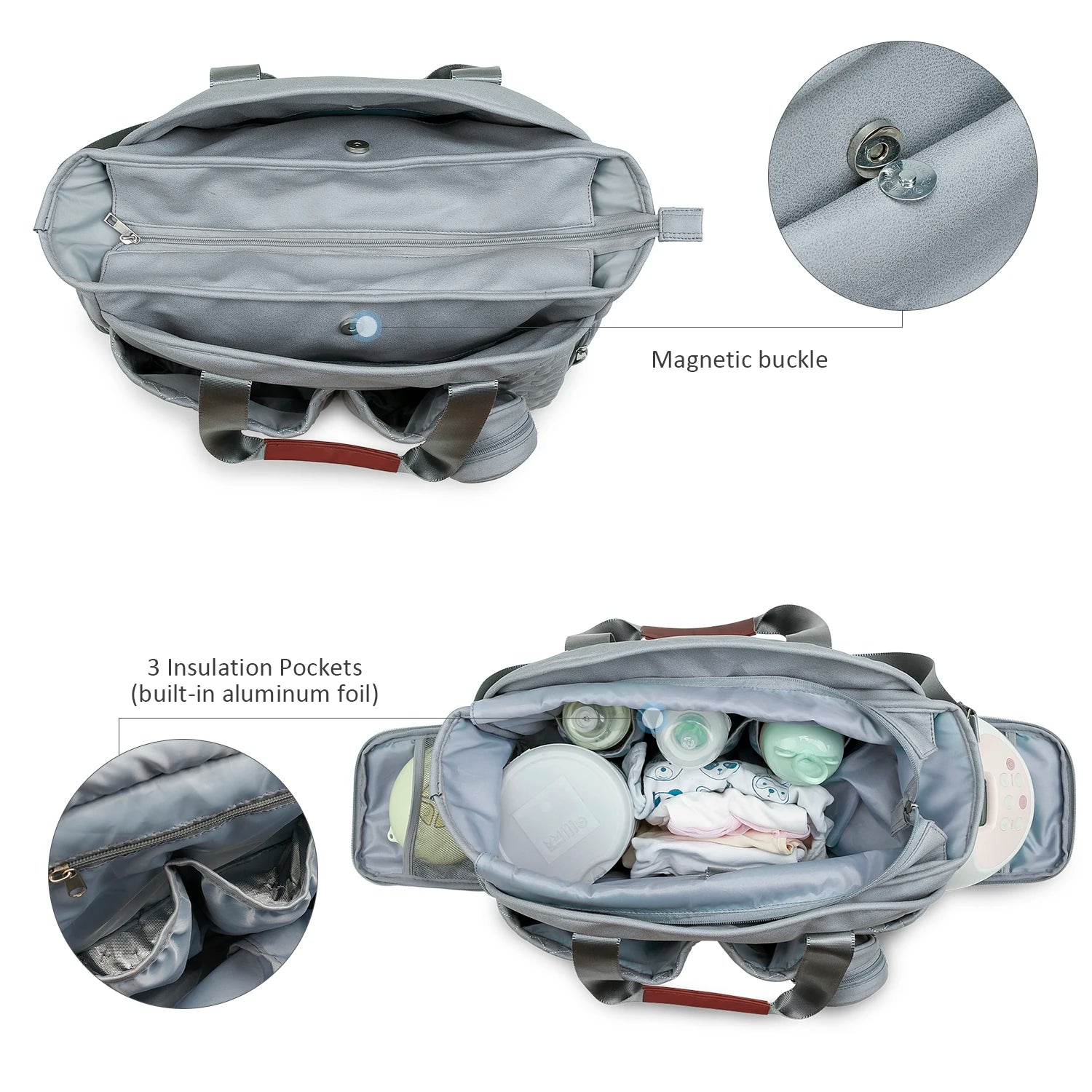 Mom & Dad Travel Bag – Diaper & Pump Tote
