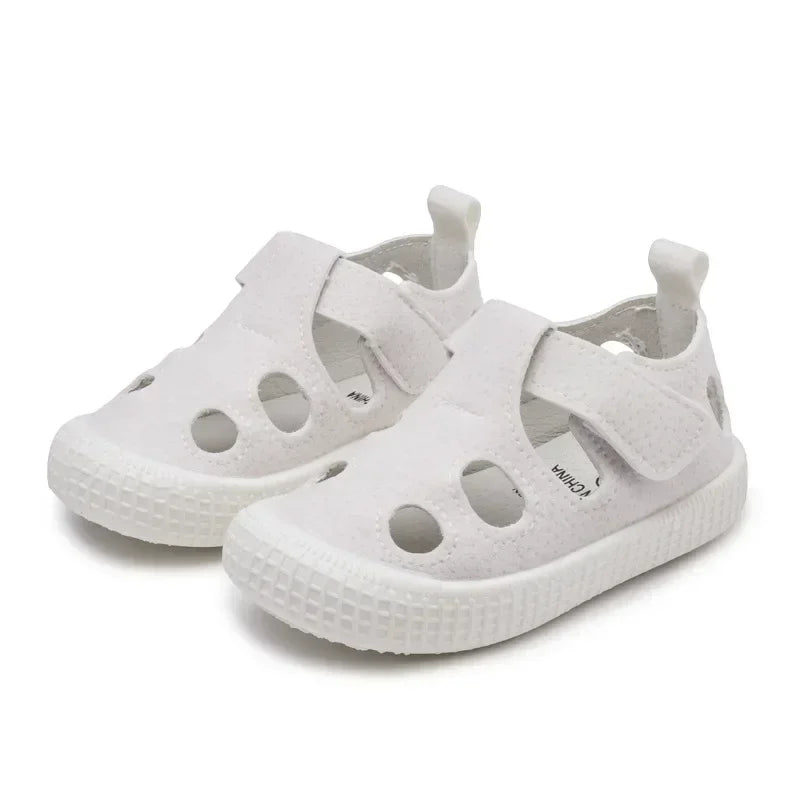 Kids’ Half Sandals – Soft, Breathable Summer Shoes
