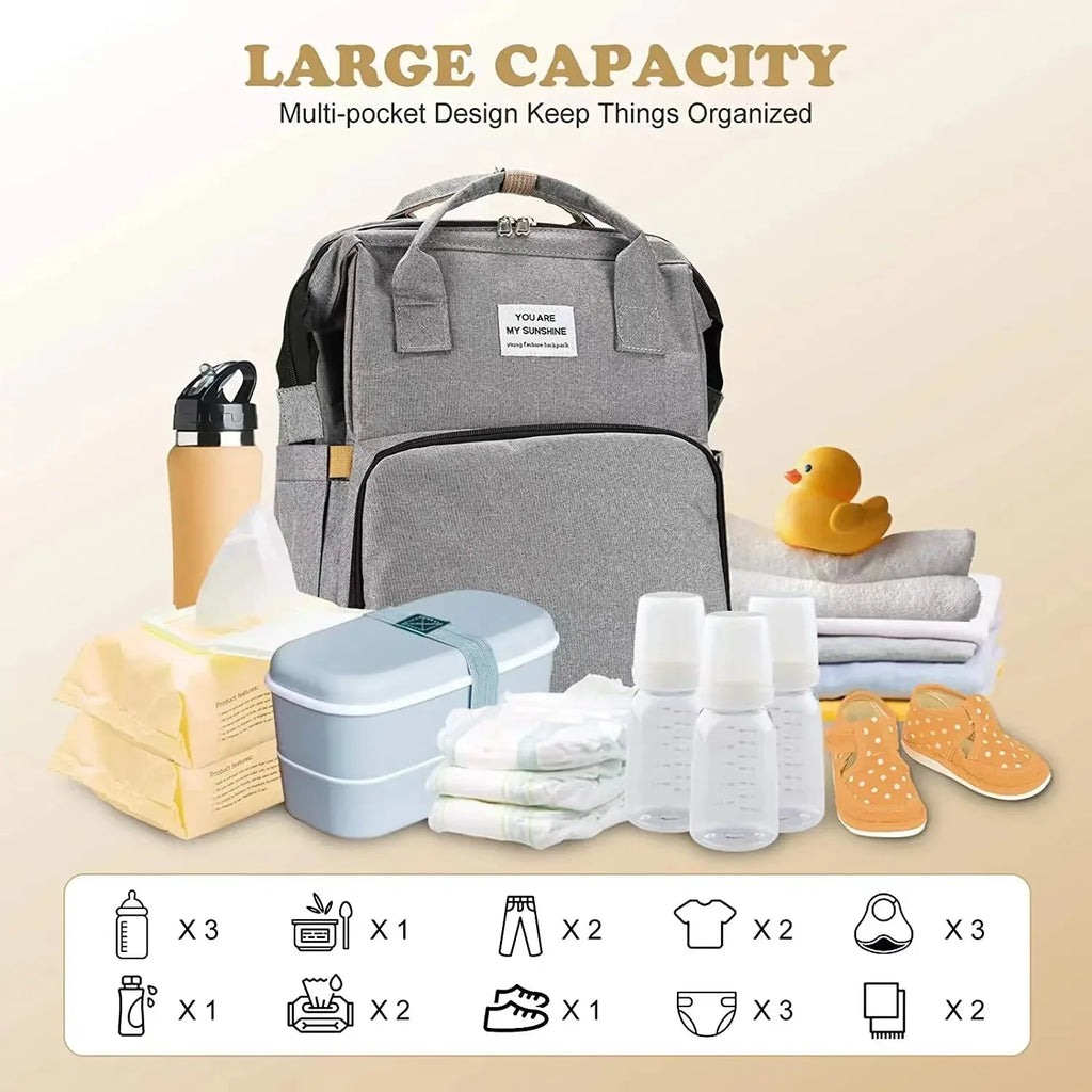Mommy Bag – Foldable Bed & Changing Station
