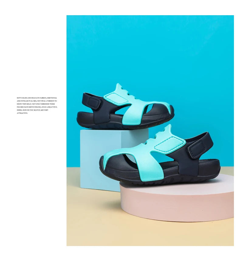 Kids’ Summer Sandals – Candy Color, Breathable Mesh Shoes