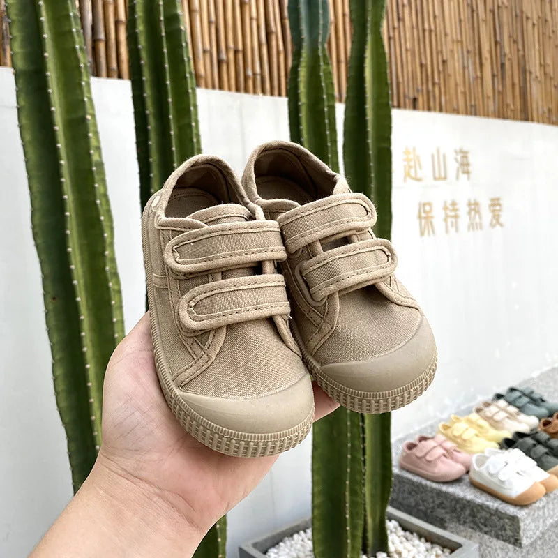 Toddler Kids Retro Canvas Sneakers