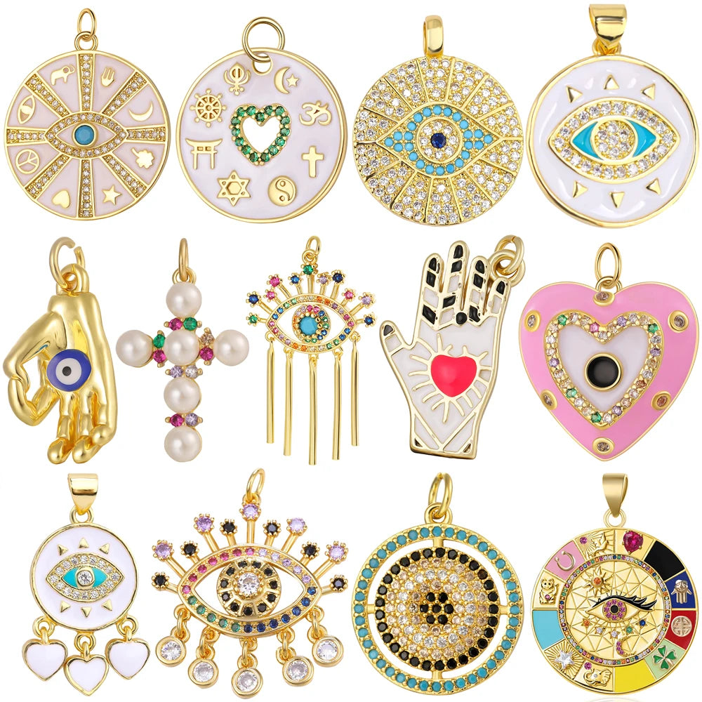 Juya 18K Gold Plated Handicraft Enamel