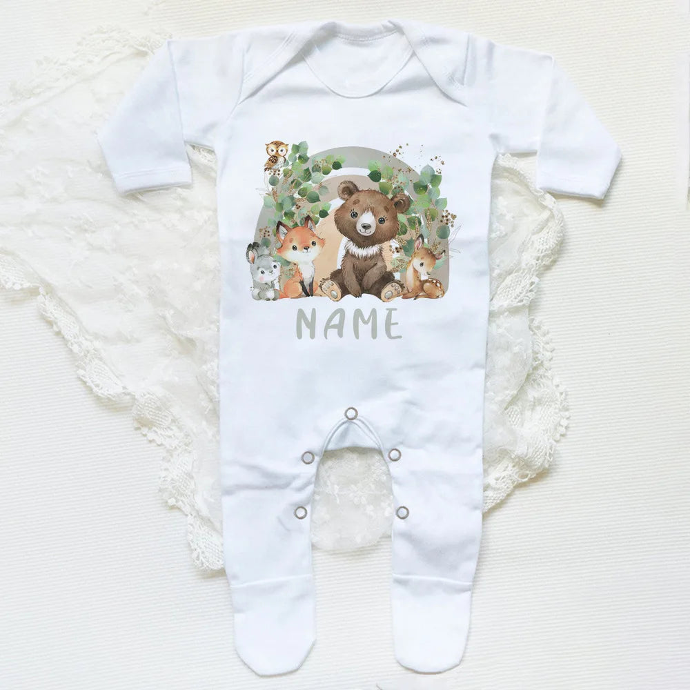 Custom Name Infant Sleepsuit