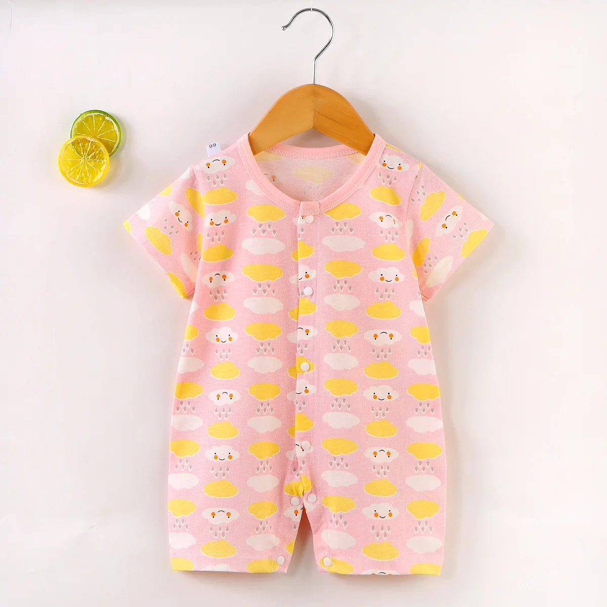 Short-Sleeved Thin Harness Infant Clothes