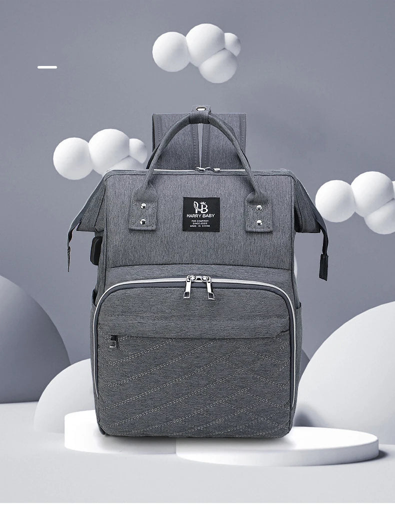 Maternity Diaper Backpack with USB Charging Port