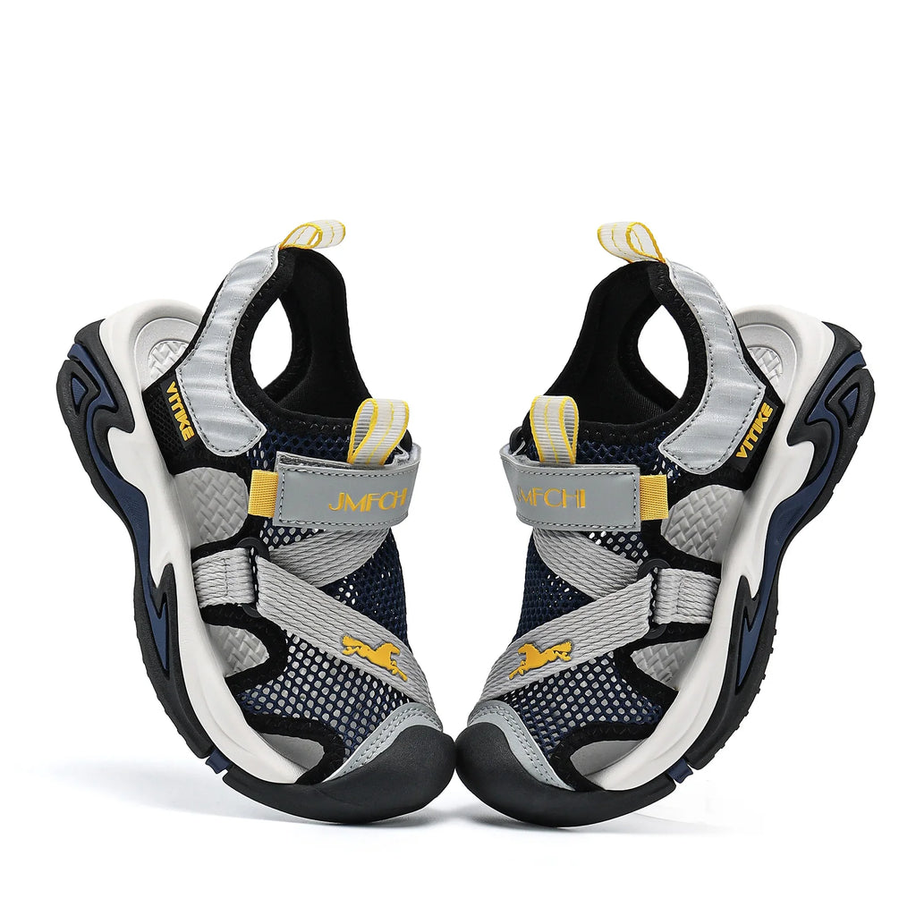Kids’ Summer Closed-Toe Sandals – Safe Beach Shoes