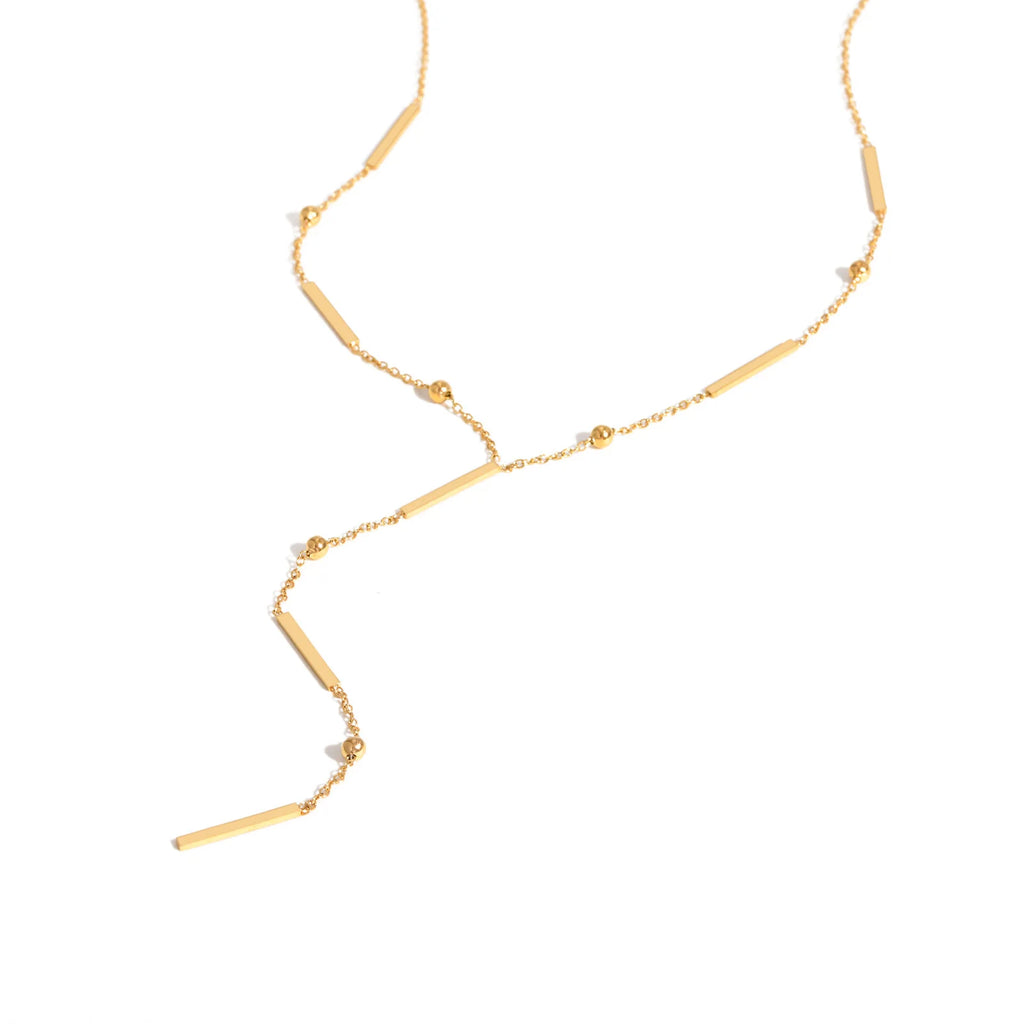 Y Shape Bar Necklace