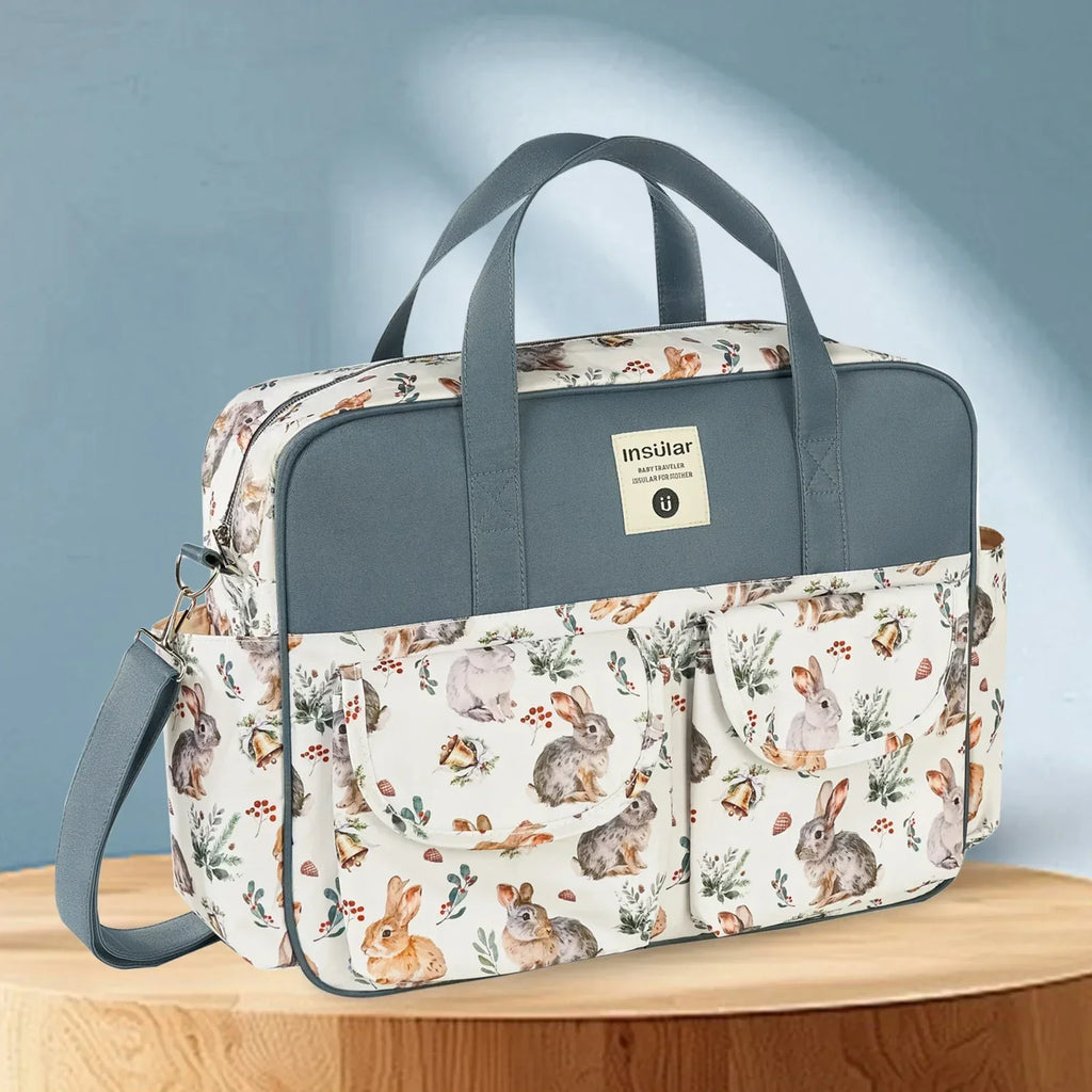 New Mummy Bag – Small Size, Lightweight, Waterproof, Multi-Functional Baby Diaper Crossbody Bag