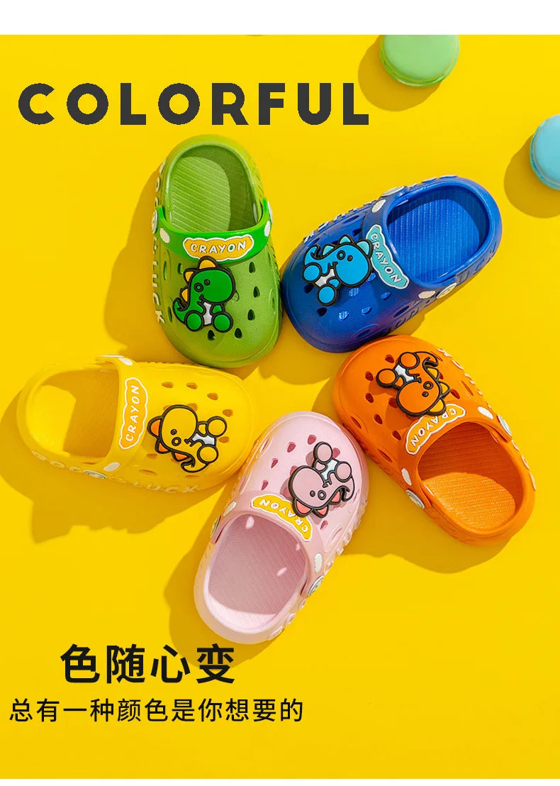 Baby Summer Sandals – Cartoon Garden & Beach Shoes for Boys & Girls