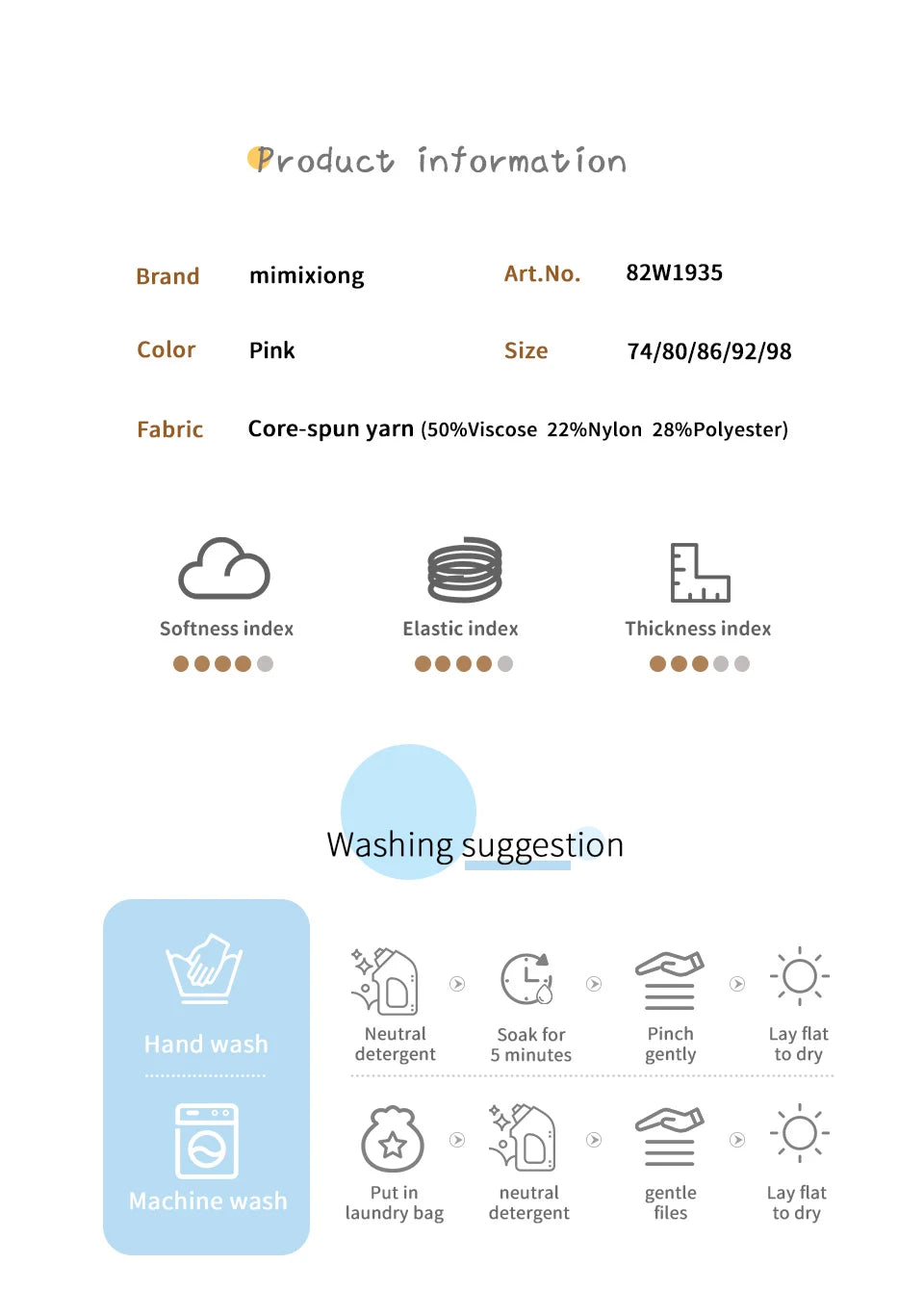 Baby Girl Princess Knitted Dress – Long Sleeve (6–36M)