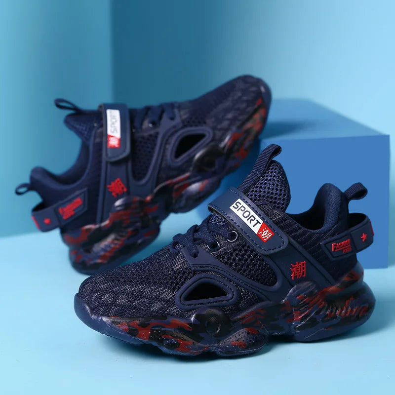 Boys’ Summer Casual Running Shoes – Fashion & Breathable