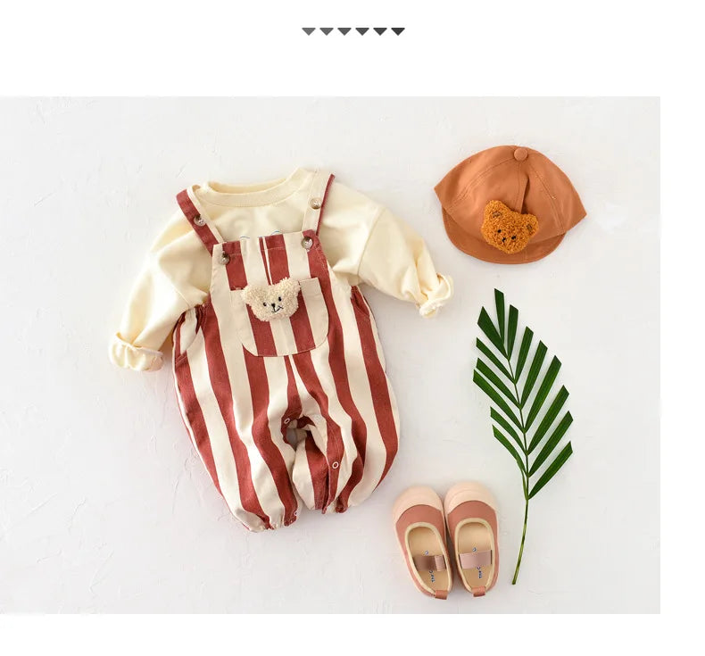 Milancel Striped Baby Romper