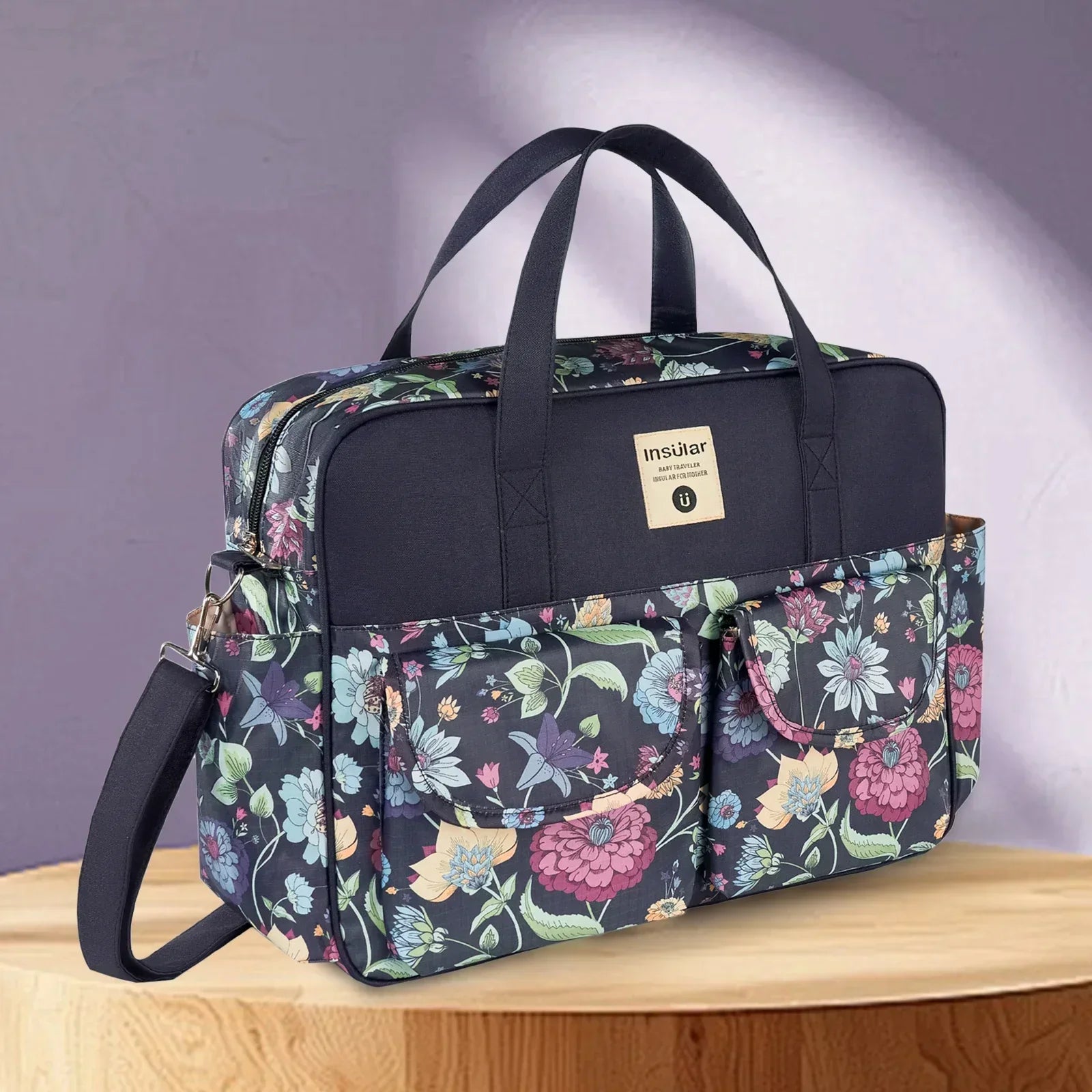 New Mummy Bag – Small Size, Lightweight, Waterproof, Multi-Functional Baby Diaper Crossbody Bag