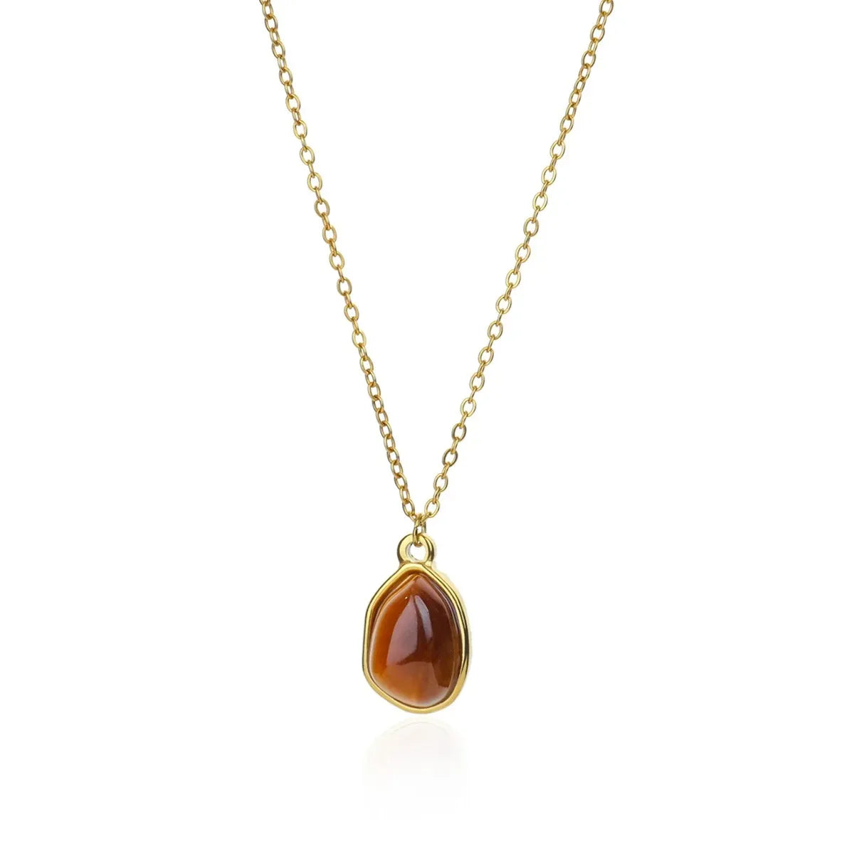 Stainless Steel Natural Stone Necklaces