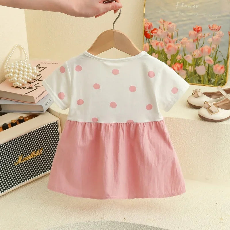 Baby Girl Summer Polka Dot Dress