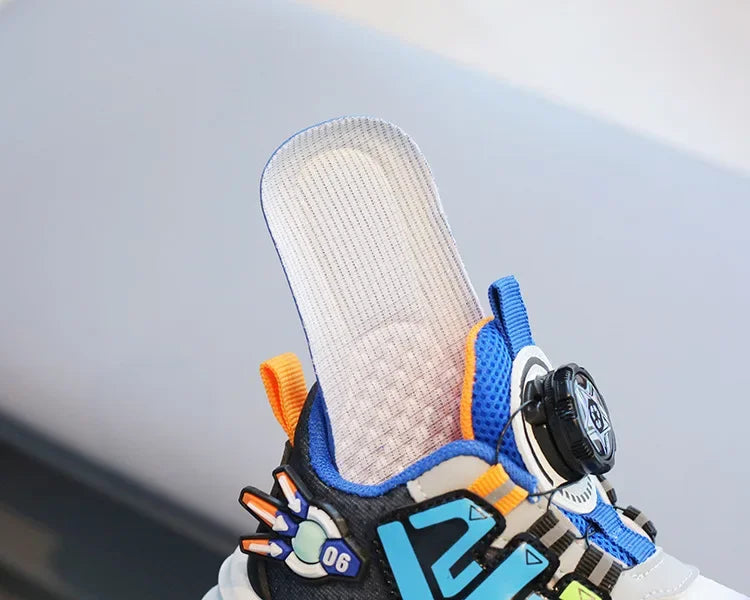 Kids’ Breathable Mesh Sneakers – Soft, Non-Slip Running Shoes